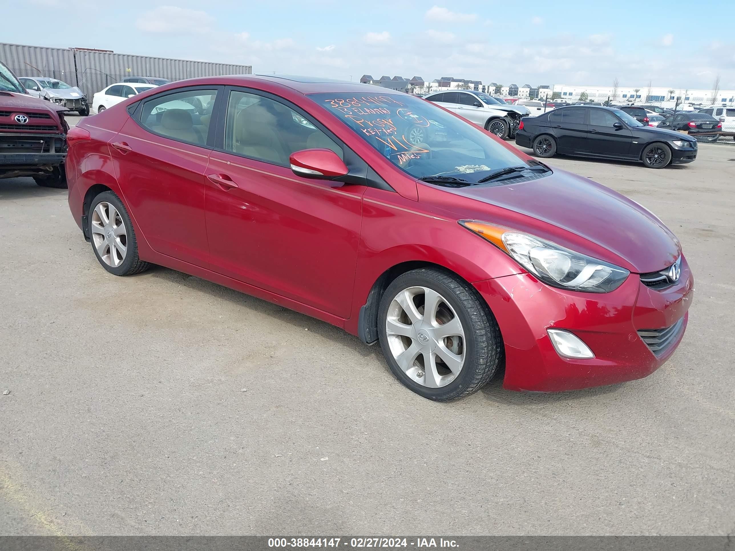 HYUNDAI ELANTRA 2013 5npdh4ae3dh248487