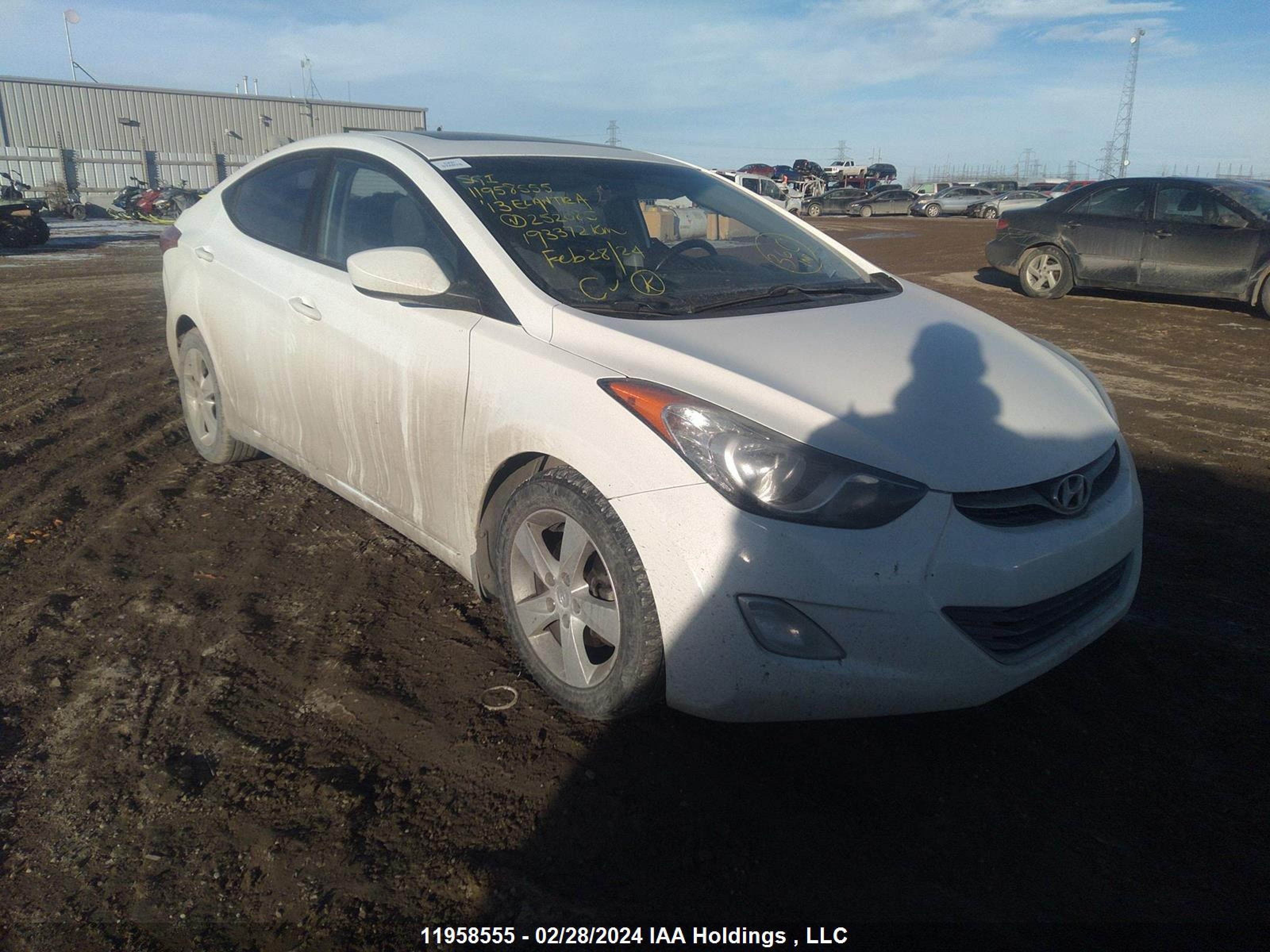 HYUNDAI ELANTRA 2013 5npdh4ae3dh252085