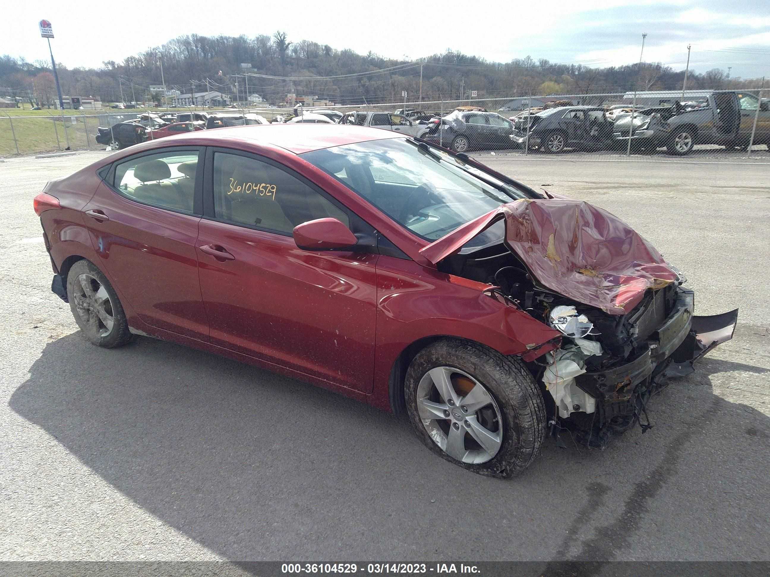 HYUNDAI ELANTRA 2013 5npdh4ae3dh306663