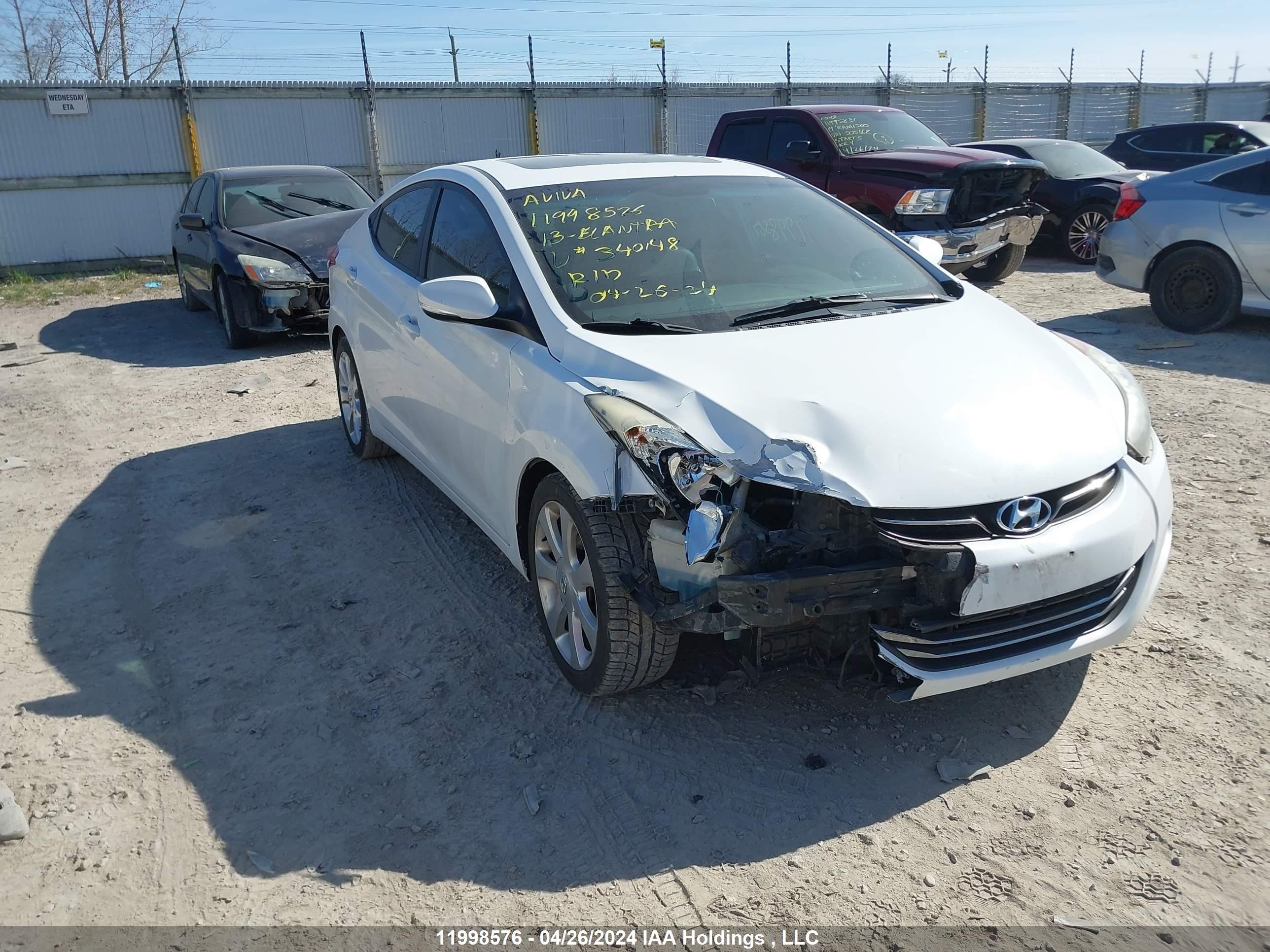 HYUNDAI ELANTRA 2013 5npdh4ae3dh340148