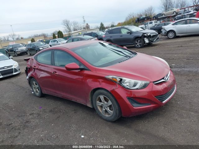 HYUNDAI ELANTRA 2014 5npdh4ae3eh460856