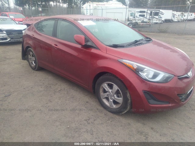 HYUNDAI ELANTRA 2014 5npdh4ae3eh463904