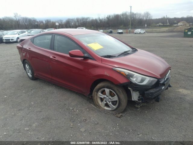 HYUNDAI ELANTRA 2014 5npdh4ae3eh464888