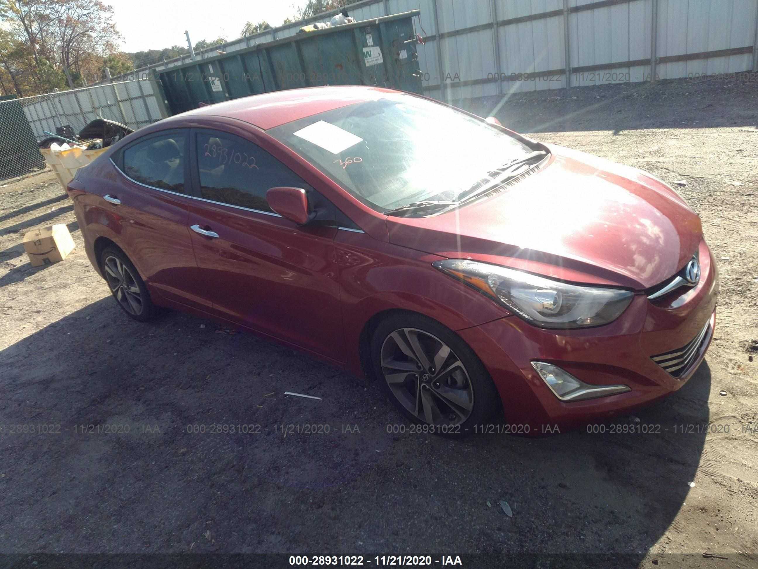 HYUNDAI ELANTRA 2014 5npdh4ae3eh482971