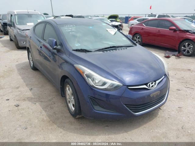 HYUNDAI ELANTRA 2014 5npdh4ae3eh490424