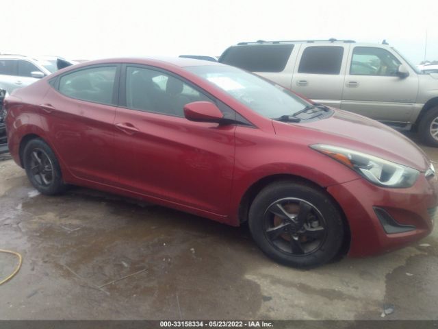 HYUNDAI ELANTRA 2014 5npdh4ae3eh496417