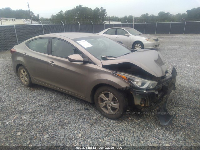 HYUNDAI ELANTRA 2014 5npdh4ae3eh498278