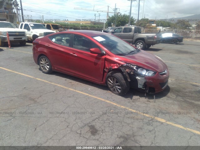 HYUNDAI ELANTRA 2014 5npdh4ae3eh501213