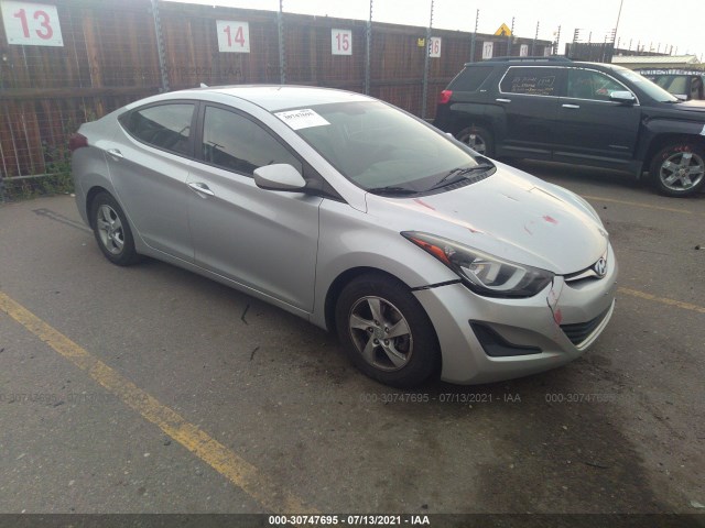 HYUNDAI ELANTRA 2014 5npdh4ae3eh517458