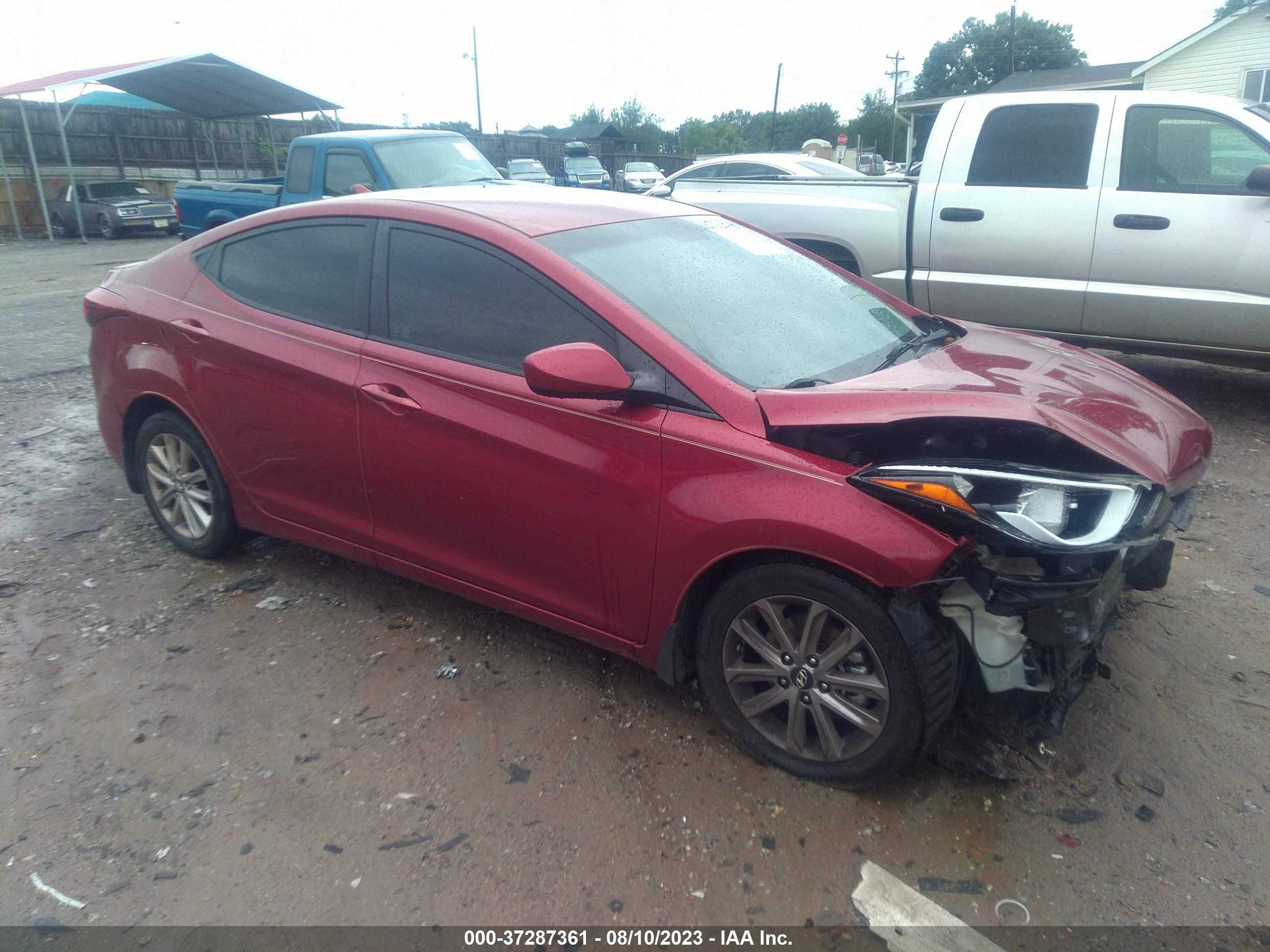 HYUNDAI ELANTRA 2014 5npdh4ae3eh537158