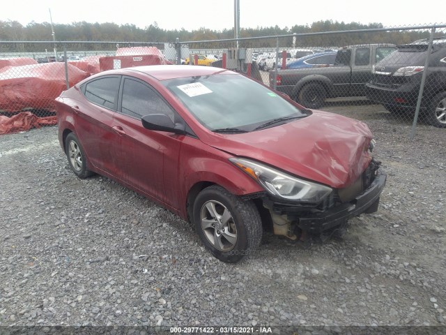 HYUNDAI ELANTRA 2014 5npdh4ae3eh541002