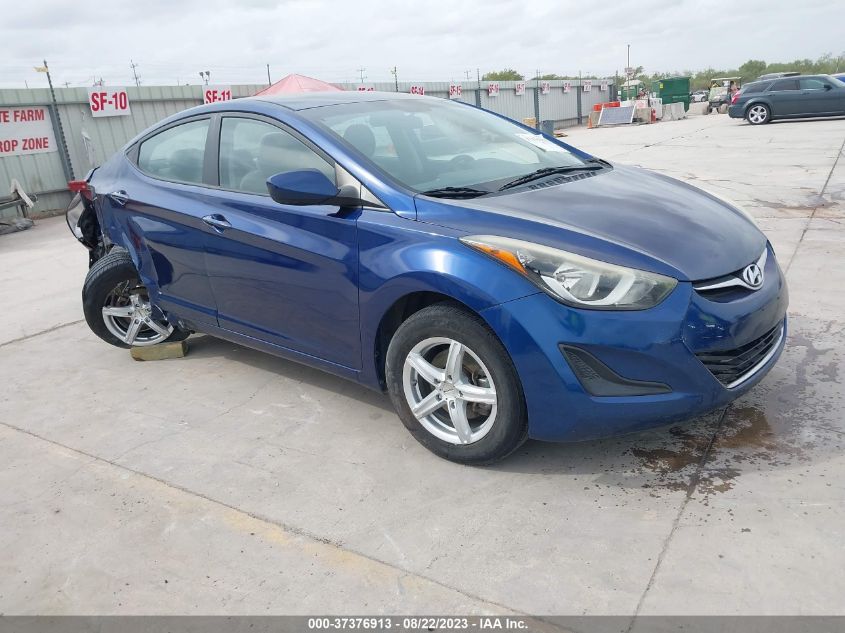 HYUNDAI ELANTRA 2016 5npdh4ae3gh665483