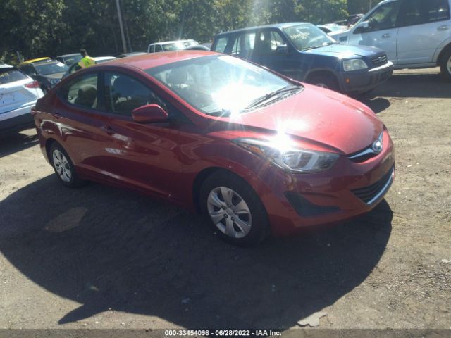 HYUNDAI ELANTRA 2016 5npdh4ae3gh667394