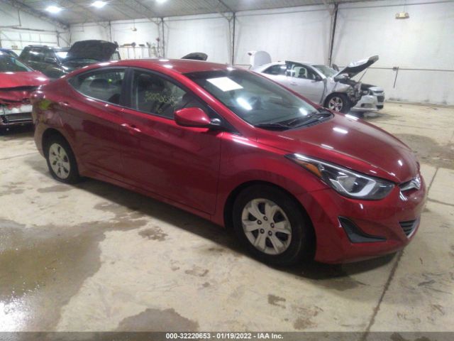 HYUNDAI ELANTRA 2016 5npdh4ae3gh674104