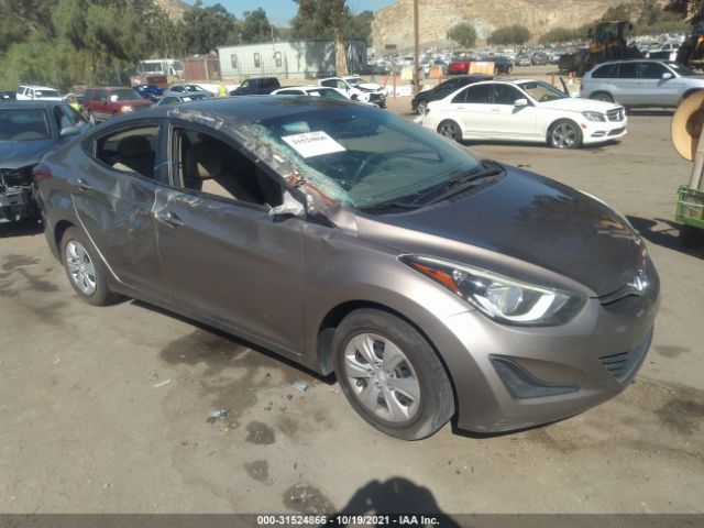 HYUNDAI ELANTRA 2016 5npdh4ae3gh675270