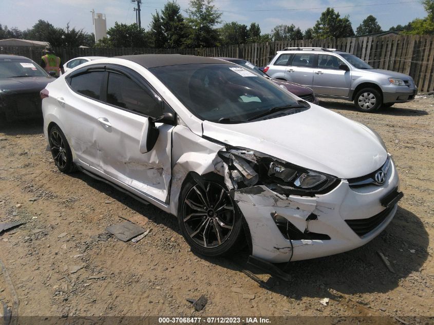 HYUNDAI ELANTRA 2016 5npdh4ae3gh677245