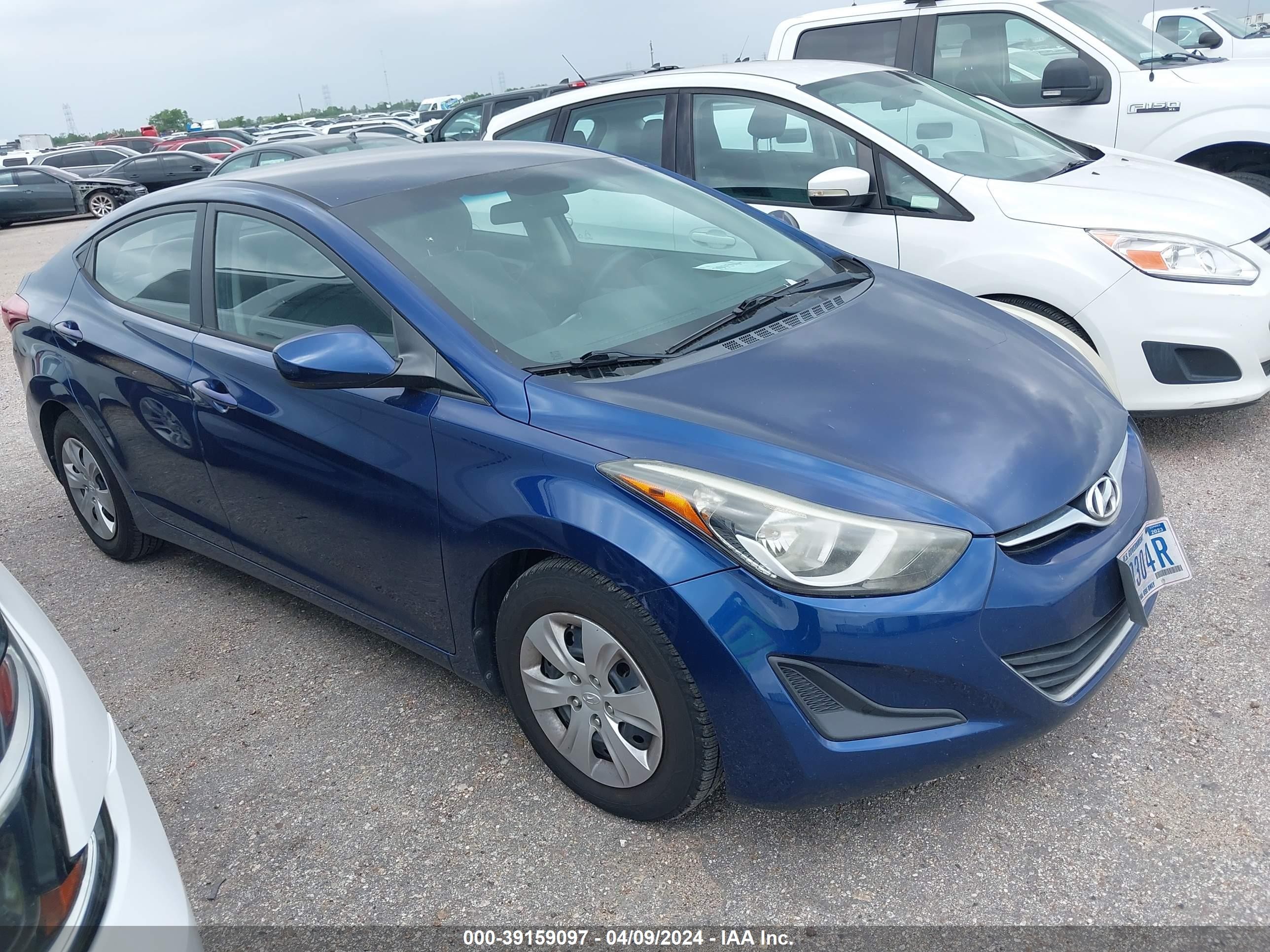 HYUNDAI ELANTRA 2016 5npdh4ae3gh683482