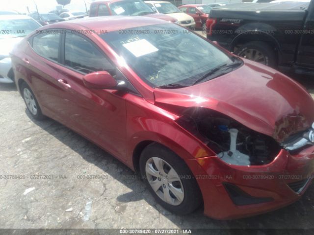 HYUNDAI ELANTRA 2016 5npdh4ae3gh685684