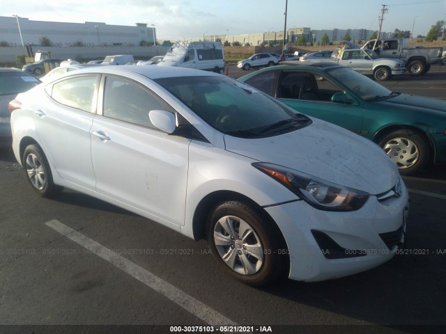 HYUNDAI ELANTRA 2016 5npdh4ae3gh687130