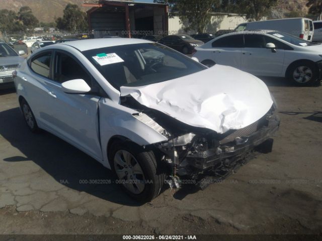 HYUNDAI ELANTRA 2016 5npdh4ae3gh695289