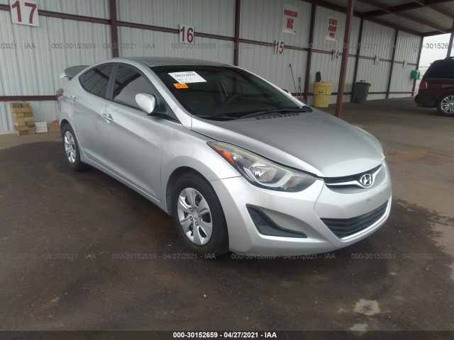 HYUNDAI ELANTRA 2016 5npdh4ae3gh697494