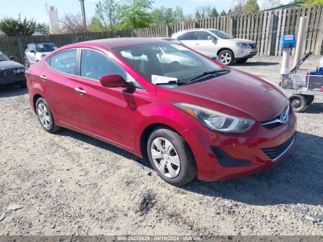 HYUNDAI ELANTRA 2016 5npdh4ae3gh699777