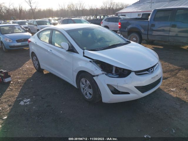 HYUNDAI ELANTRA 2016 5npdh4ae3gh700233