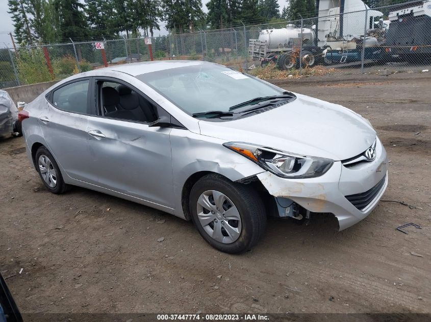 HYUNDAI ELANTRA 2016 5npdh4ae3gh703634