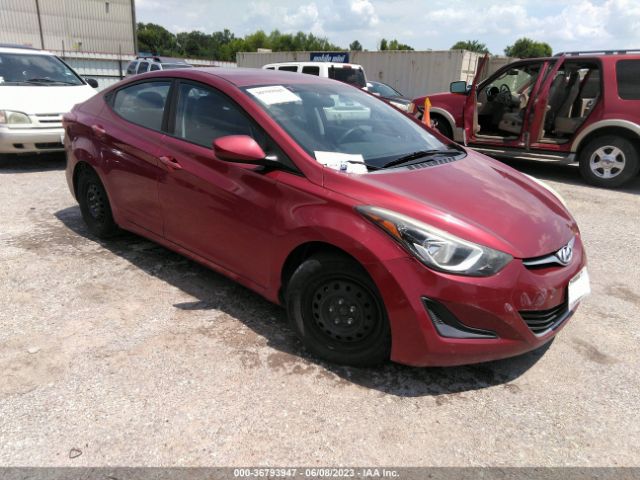 HYUNDAI ELANTRA 2016 5npdh4ae3gh704914