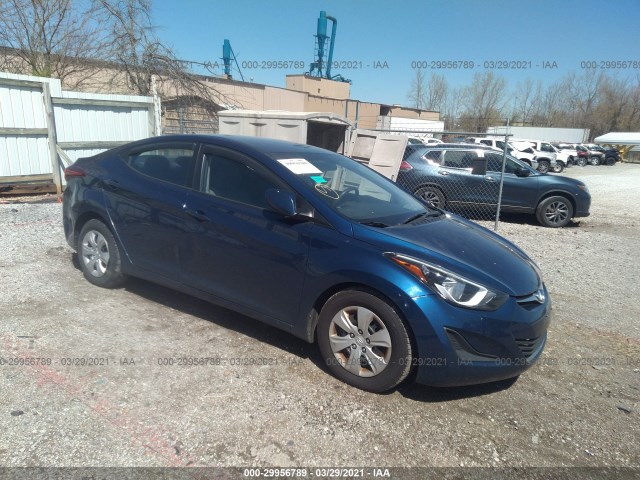 HYUNDAI ELANTRA 2016 5npdh4ae3gh706985