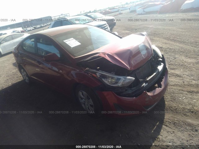 HYUNDAI ELANTRA 2016 5npdh4ae3gh707490