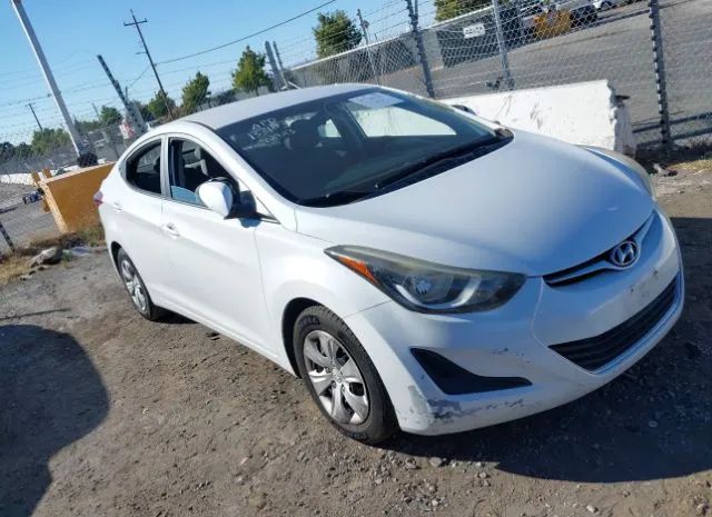 HYUNDAI ELANTRA 2016 5npdh4ae3gh710082