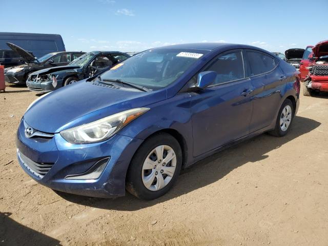 HYUNDAI ELANTRA SE 2016 5npdh4ae3gh710437