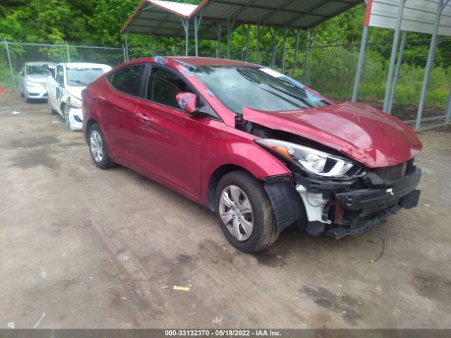 HYUNDAI ELANTRA 2016 5npdh4ae3gh711099