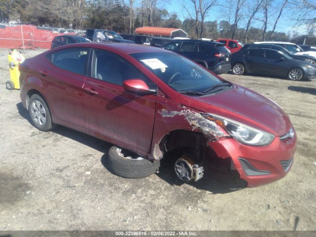 HYUNDAI ELANTRA 2016 5npdh4ae3gh715721