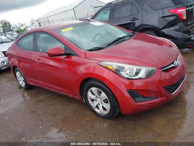 HYUNDAI ELANTRA 2016 5npdh4ae3gh716013