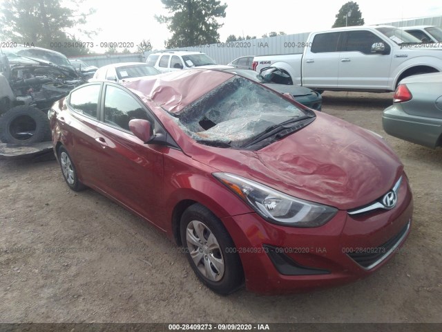 HYUNDAI ELANTRA 2016 5npdh4ae3gh721048