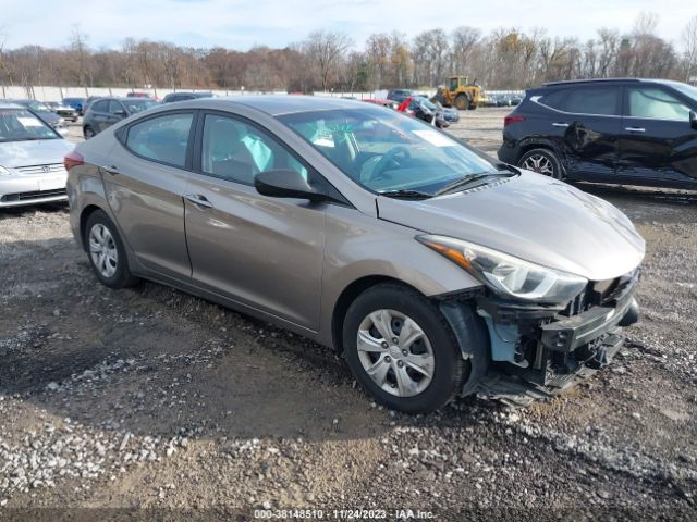 HYUNDAI ELANTRA 2016 5npdh4ae3gh721356