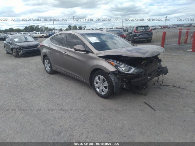 HYUNDAI ELANTRA 2016 5npdh4ae3gh726427