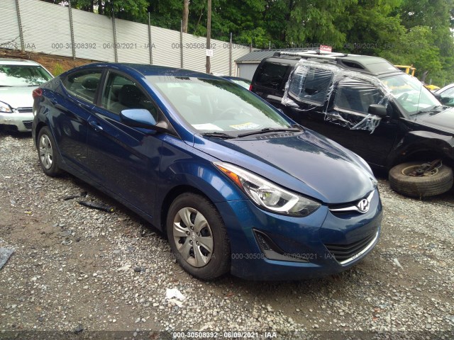 HYUNDAI ELANTRA 2016 5npdh4ae3gh753188