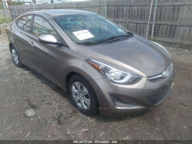 HYUNDAI ELANTRA 2016 5npdh4ae3gh770220