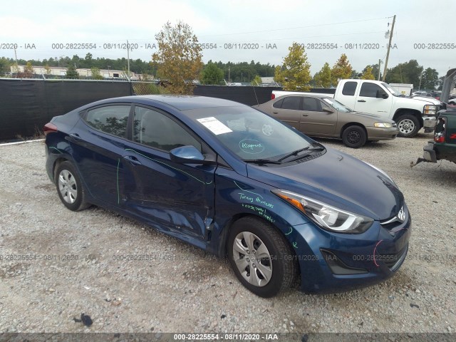 HYUNDAI ELANTRA 2016 5npdh4ae3gh774607