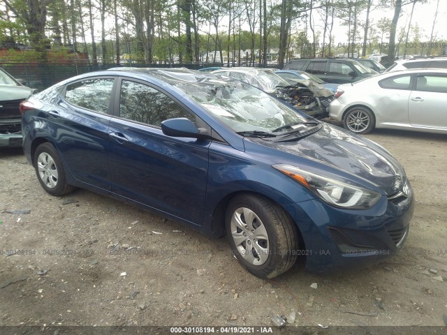 HYUNDAI ELANTRA 2016 5npdh4ae3gh789463