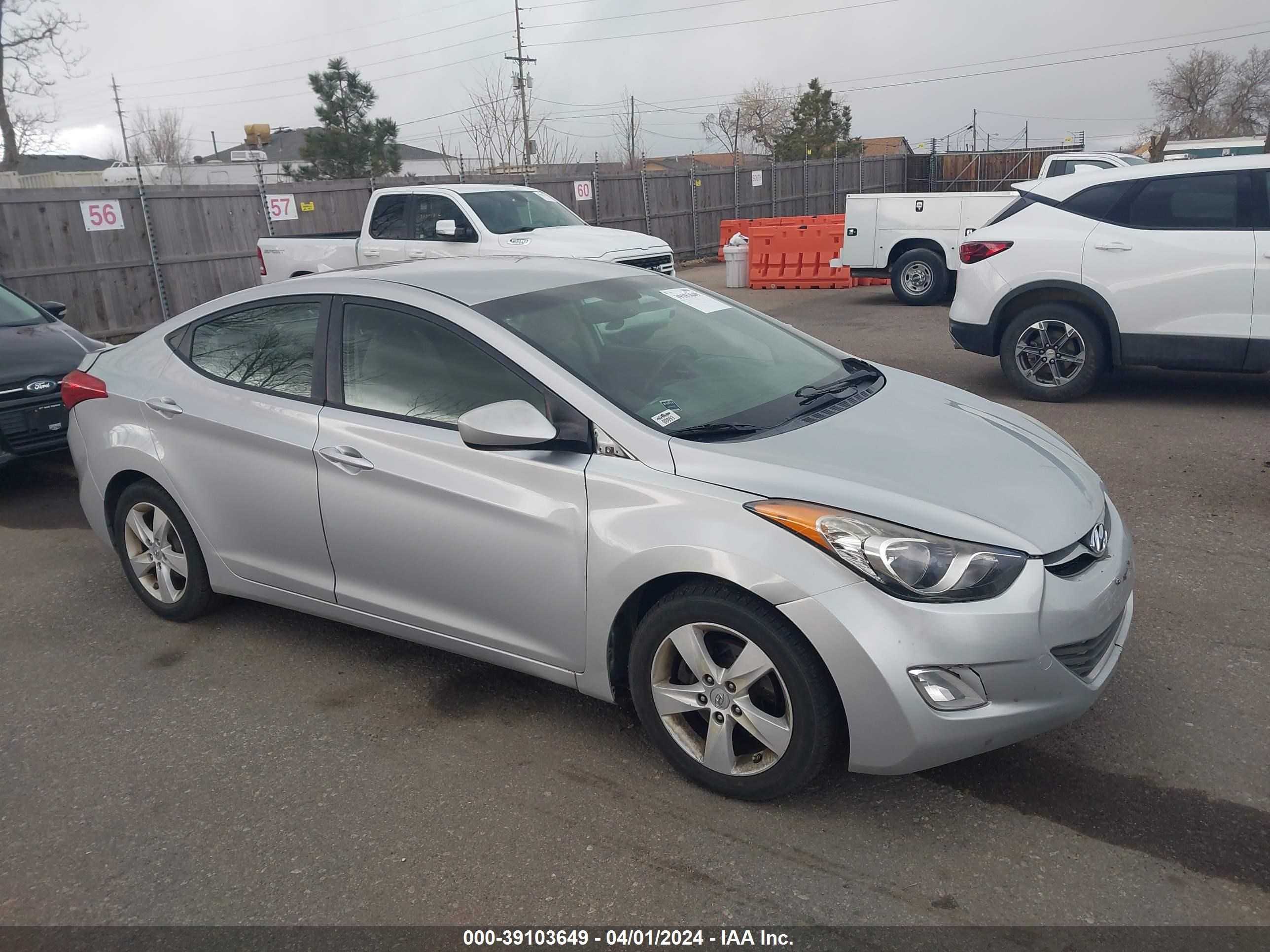 HYUNDAI ELANTRA 2012 5npdh4ae4ch126185