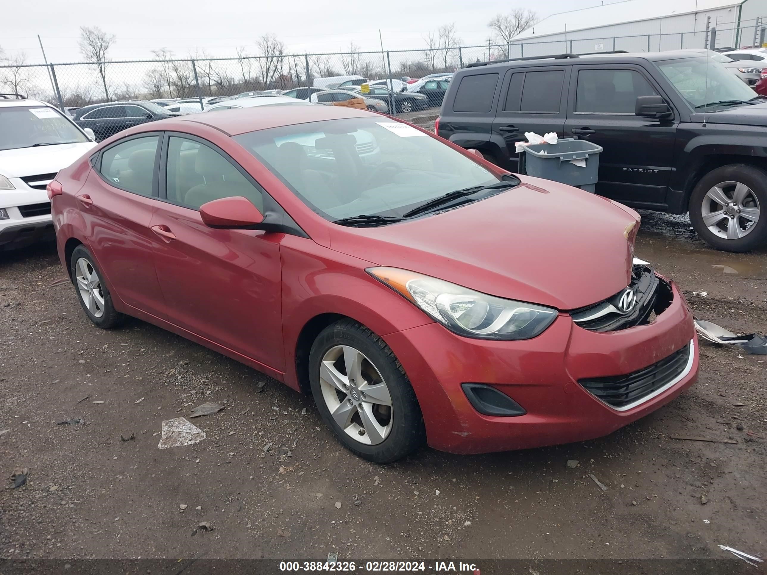 HYUNDAI ELANTRA 2013 5npdh4ae4dh241404