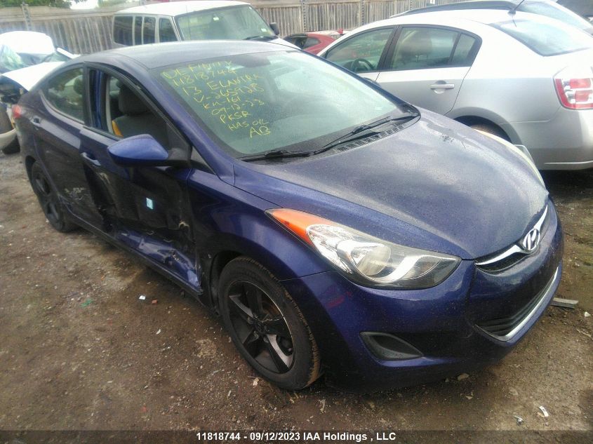 HYUNDAI ELANTRA 2013 5npdh4ae4dh265928