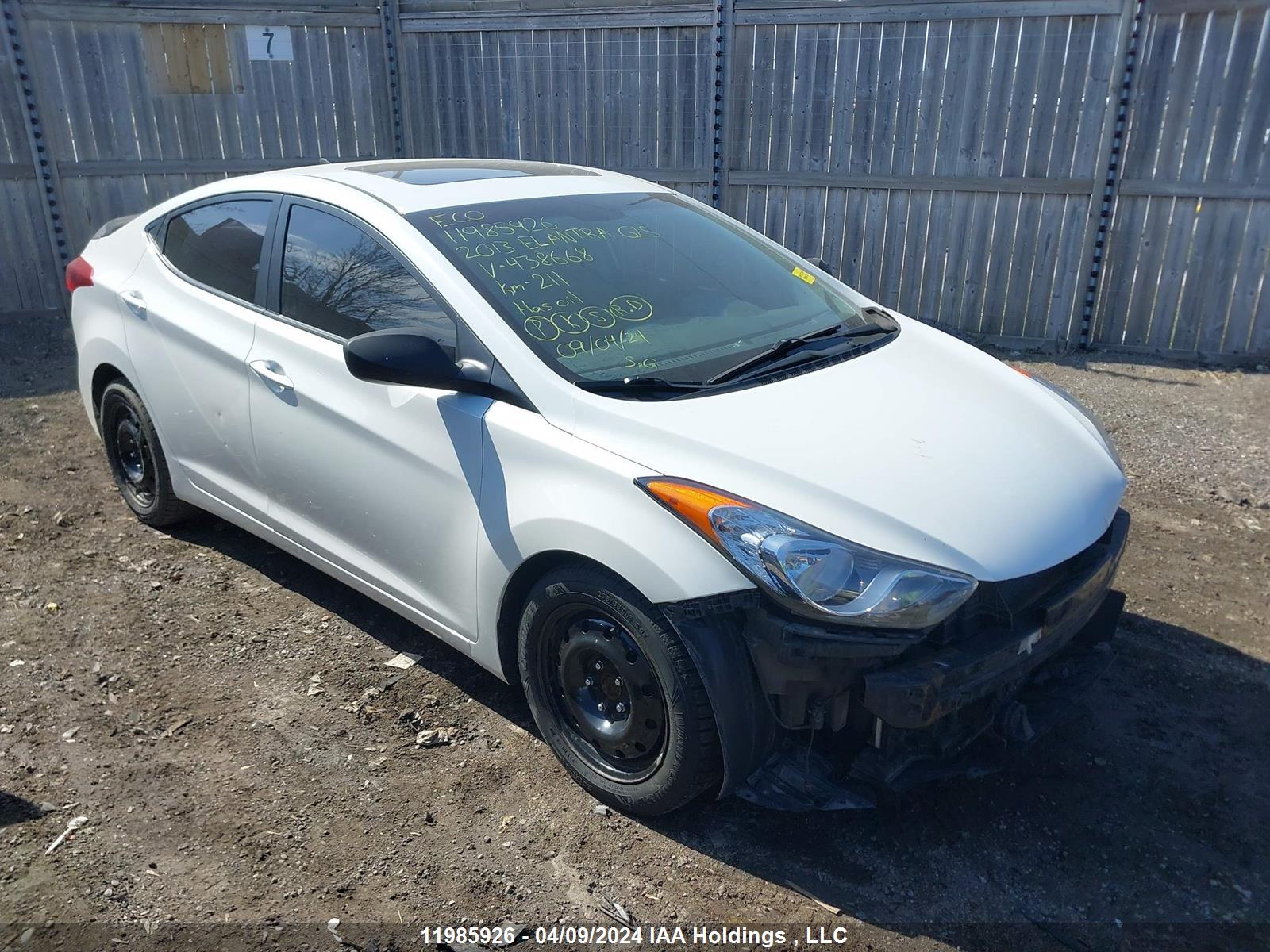 HYUNDAI ELANTRA 2013 5npdh4ae4dh438668