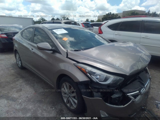 HYUNDAI ELANTRA 2014 5npdh4ae4eh462373