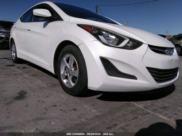 HYUNDAI ELANTRA 2014 5npdh4ae4eh470635