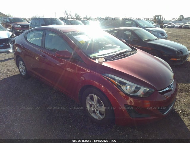 HYUNDAI ELANTRA 2014 5npdh4ae4eh473258